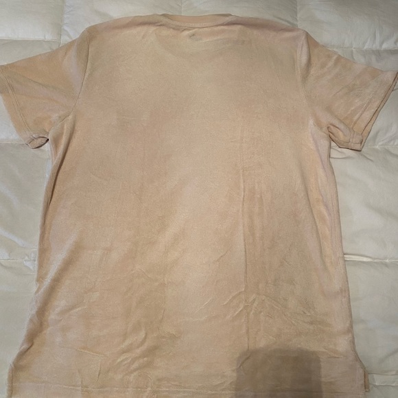 Confortable Beige Velvet Puma T-Shirt - Picture 2 of 4